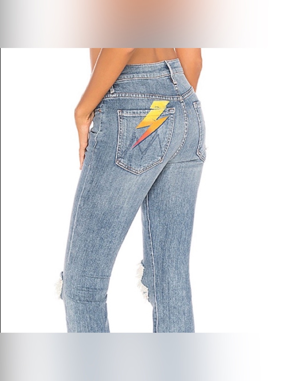 MOTHER The Stunner Ankle Step Fray Jeans